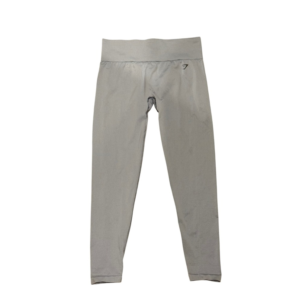 Gymshark Flex High Waisted Seamless Leggings Grey Marl Womens Workout Yoga‎